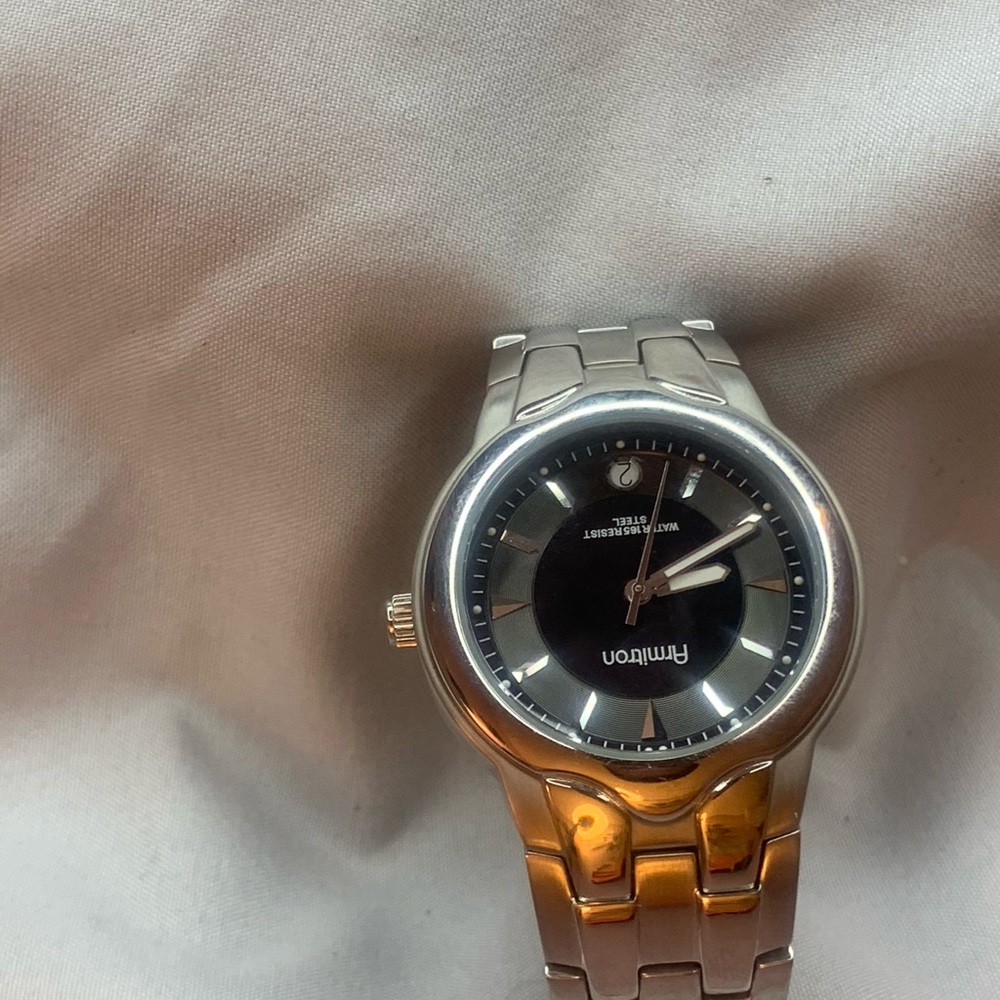 ARMITRON Men’s Watch Water/Resistant 165' 
Black Dial - Picture 2 of 3